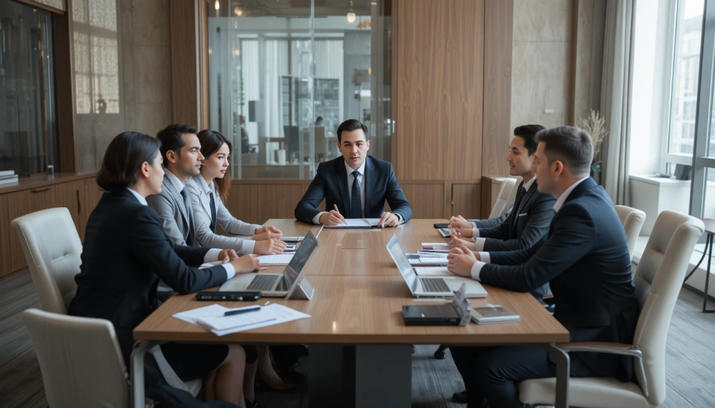 Insurance dispute solicitor explaining next steps to a client