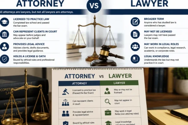 Attorney vs. Lawyer: Complete Guide to Meaning, Key Differences, When It Matters, Pro Tips, Expert Insights