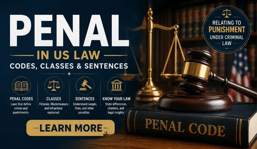 The Complete Guide To Penal Meaning in US Law: Codes, Classes, Sentences, Pro Tips And Comparisons