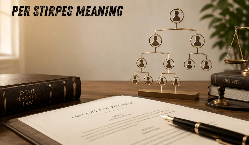 Per Stirpes Meaning: A Complete Guide to Beneficiary Rules, Inheritance, and Family Shares 