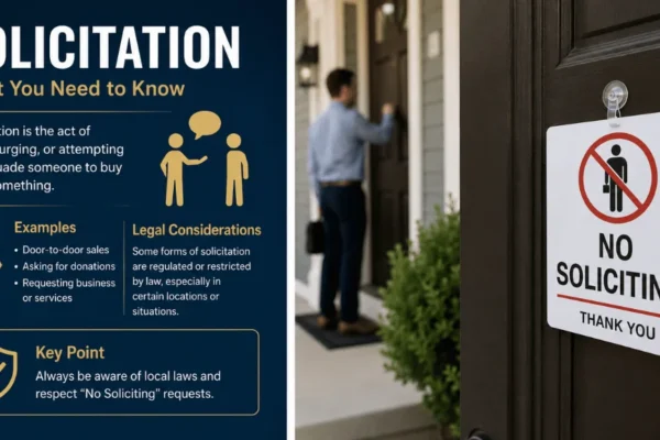 Solicitation: Complete Guide to Criminal, Business, and Employment Law, Meaning, Pro Tips, and What Matters Most
