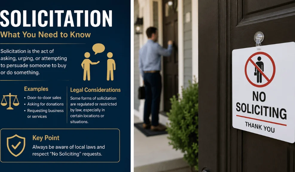 Solicitation: Complete Guide to Criminal, Business, and Employment Law, Meaning, Pro Tips, and What Matters Most