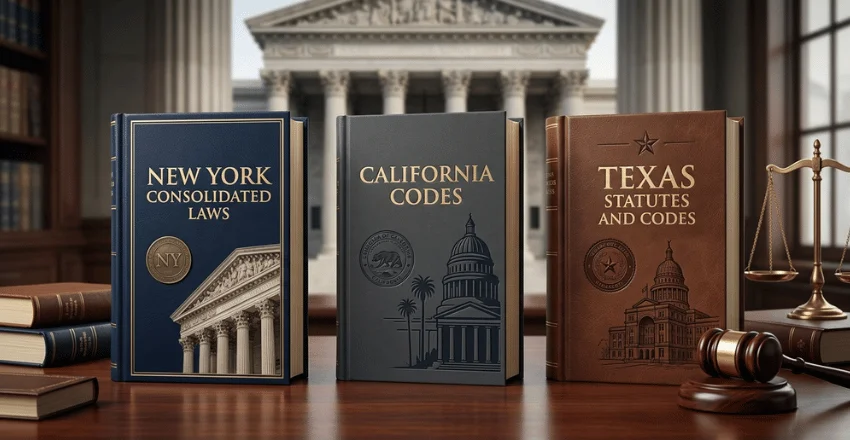 Why New York, California and Texas Name Their Codes Differently