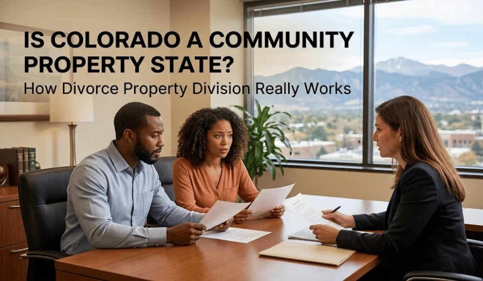 Is Colorado a Community Property State? How Divorce Property Division Really Works