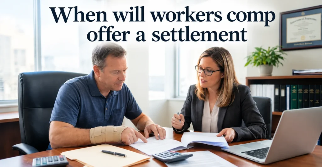When Will Workers Comp Offer a Settlement? Complete Guide to Timing, Settlement Triggers, Negotiations, Offers, Payments, and What to Expect